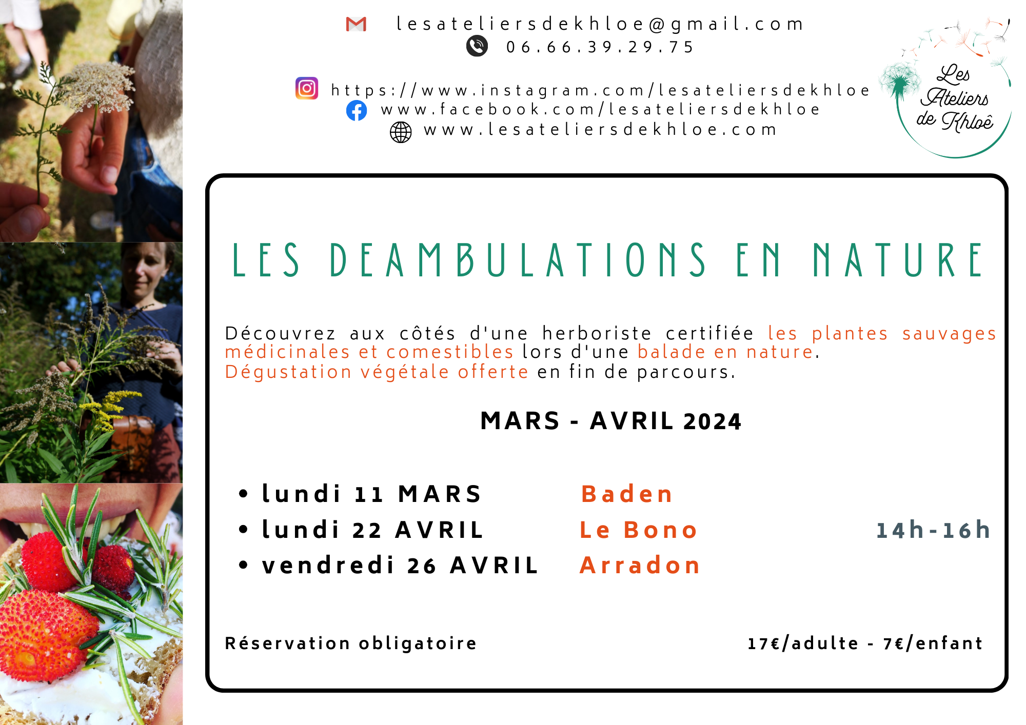 Lire la suite à propos de l’article Les déambulation en nature. Programme mars-avril 2024