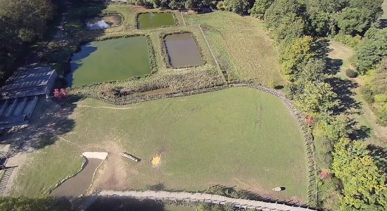 Vallée indienne 2018 vue du ciel - lagunes - 2